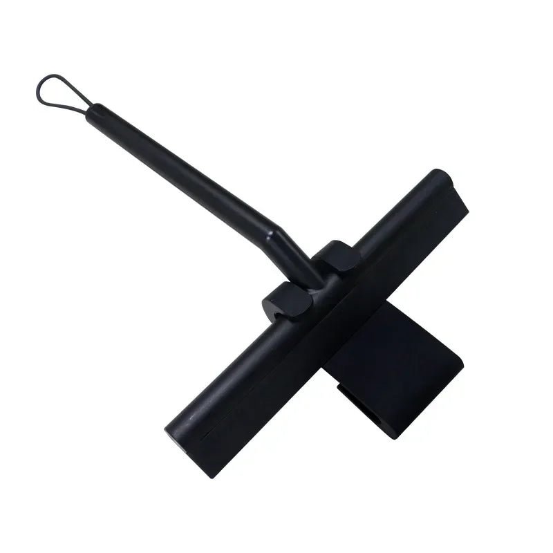 Shower Squeegee Window Glass Wiper Silicone Scraper Cleaner Brush Long Handle Bathroom Mirror Wiper Scraper Cleaning Accessories - MOOAZAA