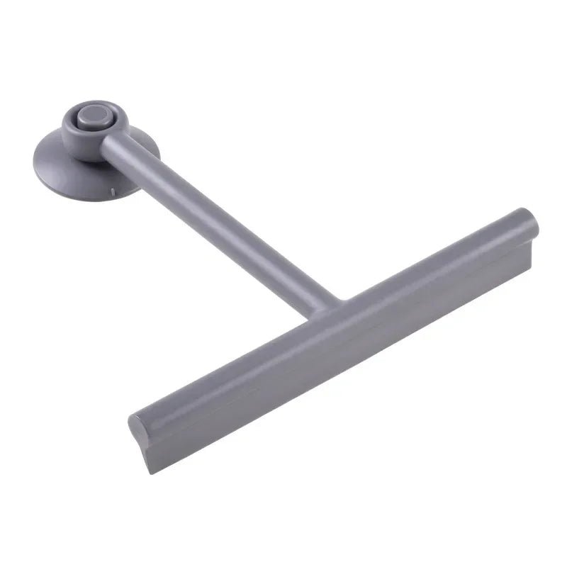Shower Squeegee Window Glass Wiper Silicone Scraper Cleaner Brush Long Handle Bathroom Mirror Wiper Scraper Cleaning Accessories - MOOAZAA