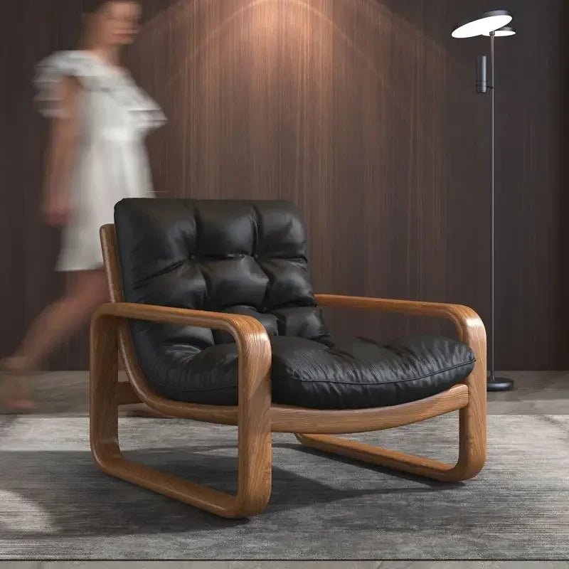Simple Modern Sofa Chair Leisure Recliner - MOOAZAA