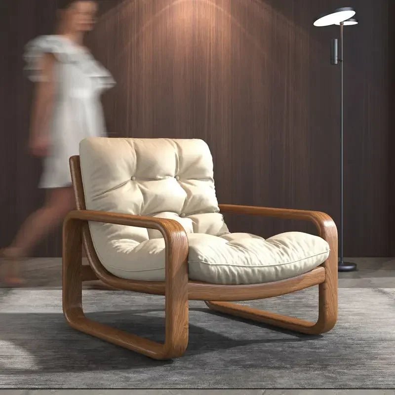 Simple Modern Sofa Chair Leisure Recliner - MOOAZAA