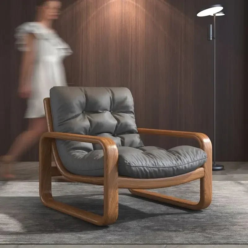 Simple Modern Sofa Chair Leisure Recliner - MOOAZAA