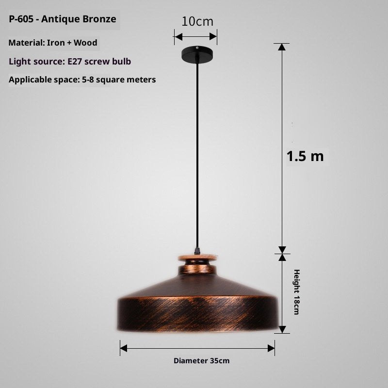 Simple Nordic Retro Restaurant Macaron Chandelier - MOOAZAA