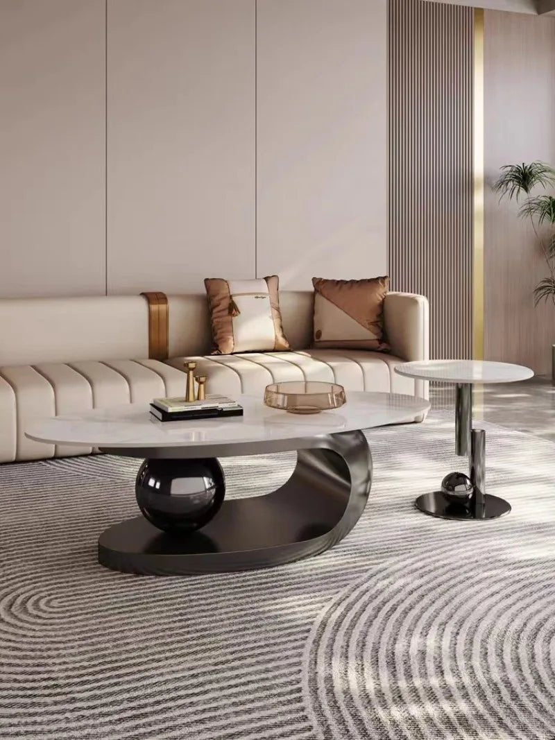 SLATE COFFEE TABLE, Living Room, Modern Design - MOOAZAA 