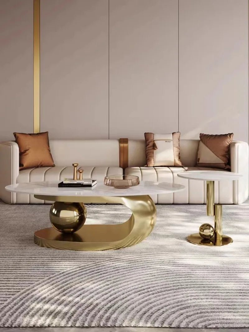 SLATE COFFEE TABLE, Living Room, Modern Design - MOOAZAA 