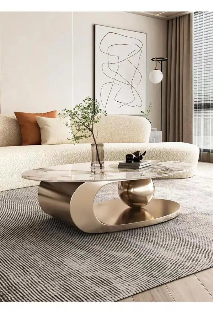 SLATE COFFEE TABLE, Living Room, Modern Design - MOOAZAA 