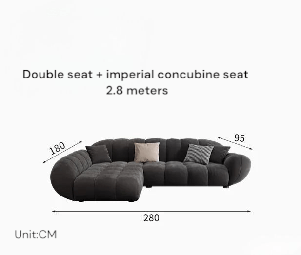 Sleek Matte Fabric L - Shaped Sofa - MOOAZAA