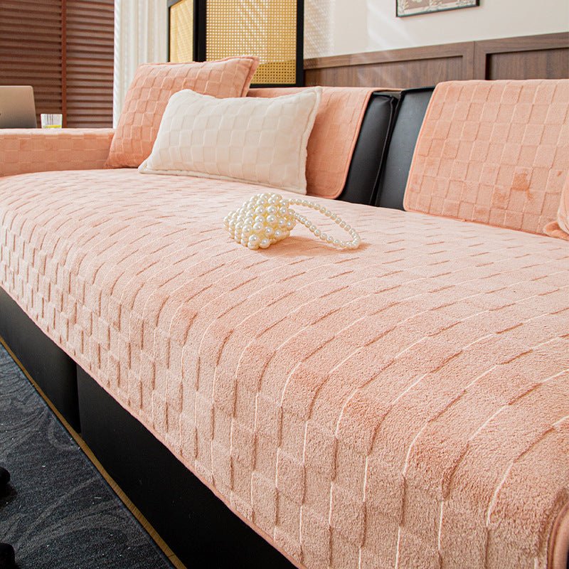 Sofa Cover Cloth, Sofa Cushion New Winter Plush - MOOAZAA