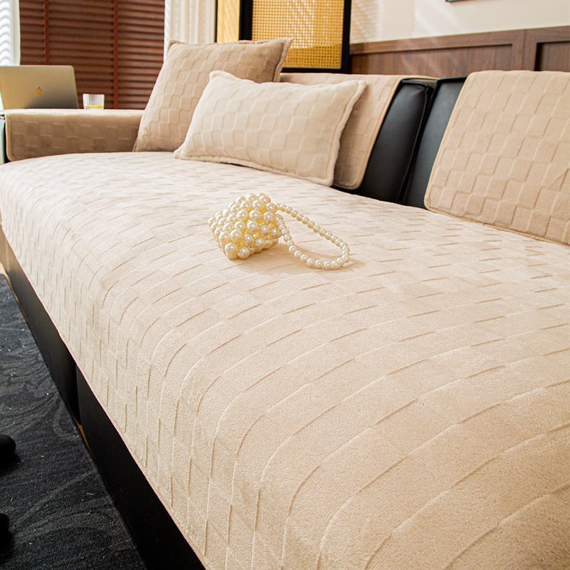Sofa Cover Cloth, Sofa Cushion New Winter Plush - MOOAZAA