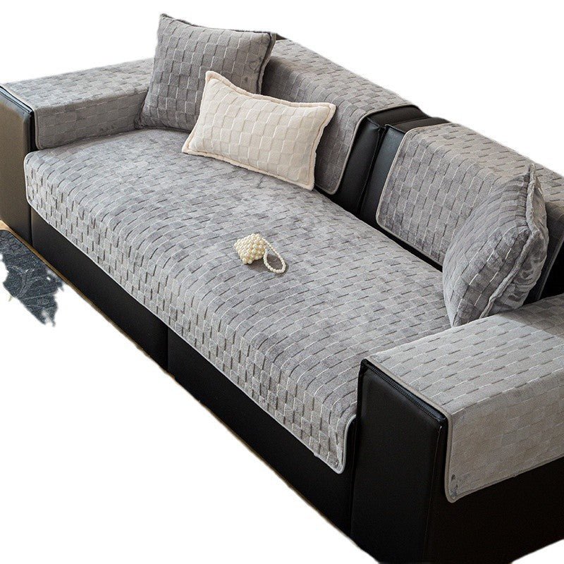 Sofa Cover Cloth, Sofa Cushion New Winter Plush - MOOAZAA