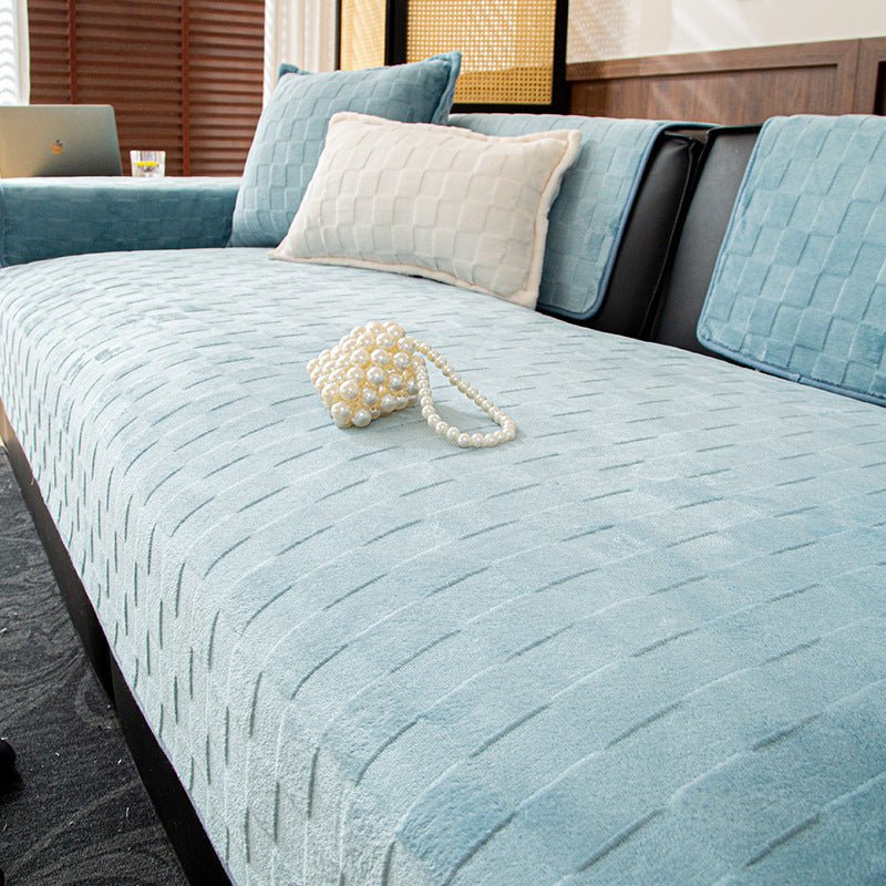 Sofa Cover Cloth, Sofa Cushion New Winter Plush - MOOAZAA