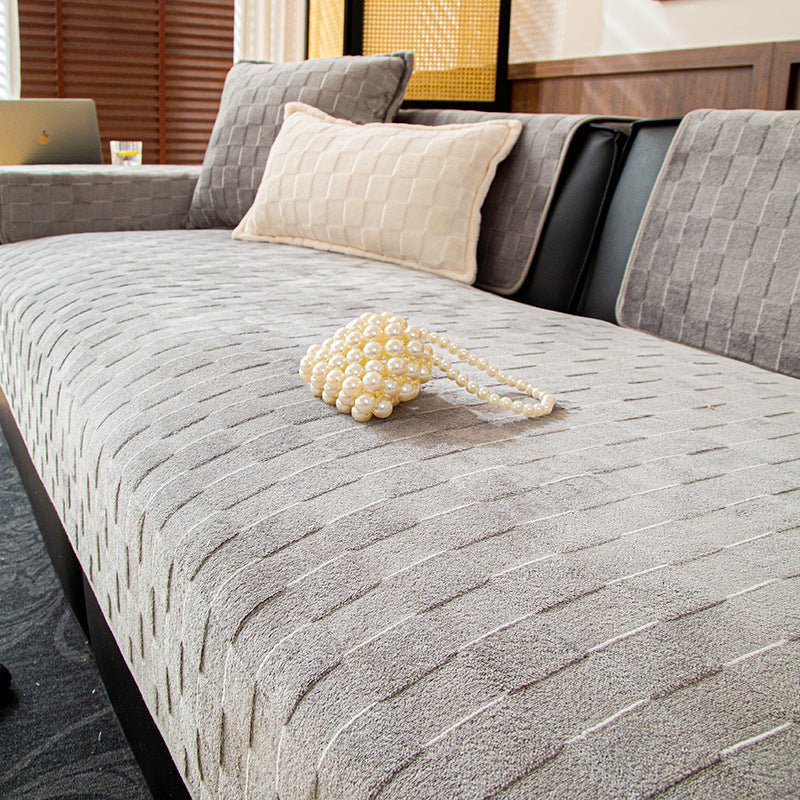 Sofa Cover Cloth, Sofa Cushion New Winter Plush - MOOAZAA