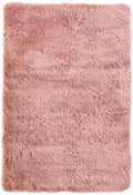 Soft Washable Pink Shaggy Rug | SA - 07 - MOOAZAA