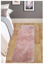 Soft Washable Pink Shaggy Rug | SA - 07 - MOOAZAA