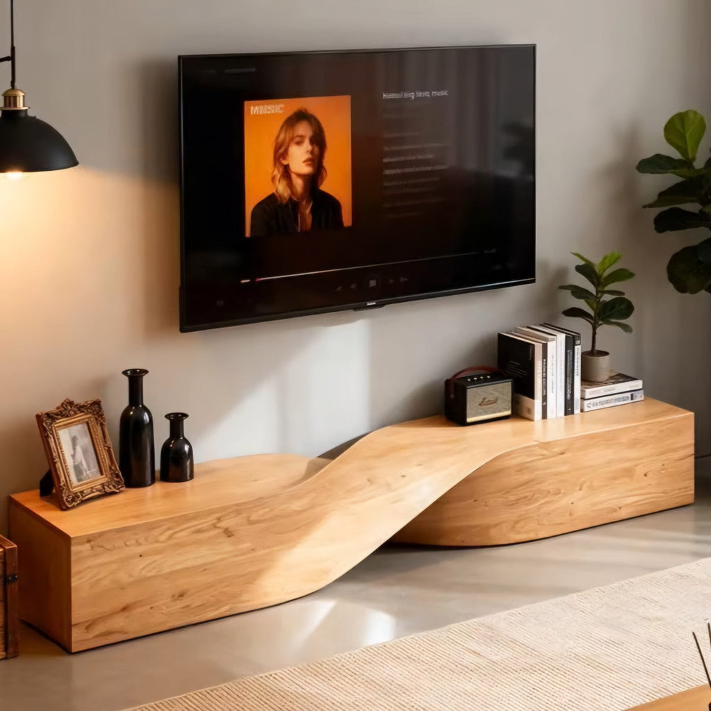 Solid Wood Bench | Wabi-Sabi Pine Wood Entryway & Dining Bench - MOOAZAA