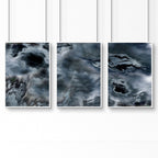 Teal Coloured Wall Art | set of 3 framed wall art prints