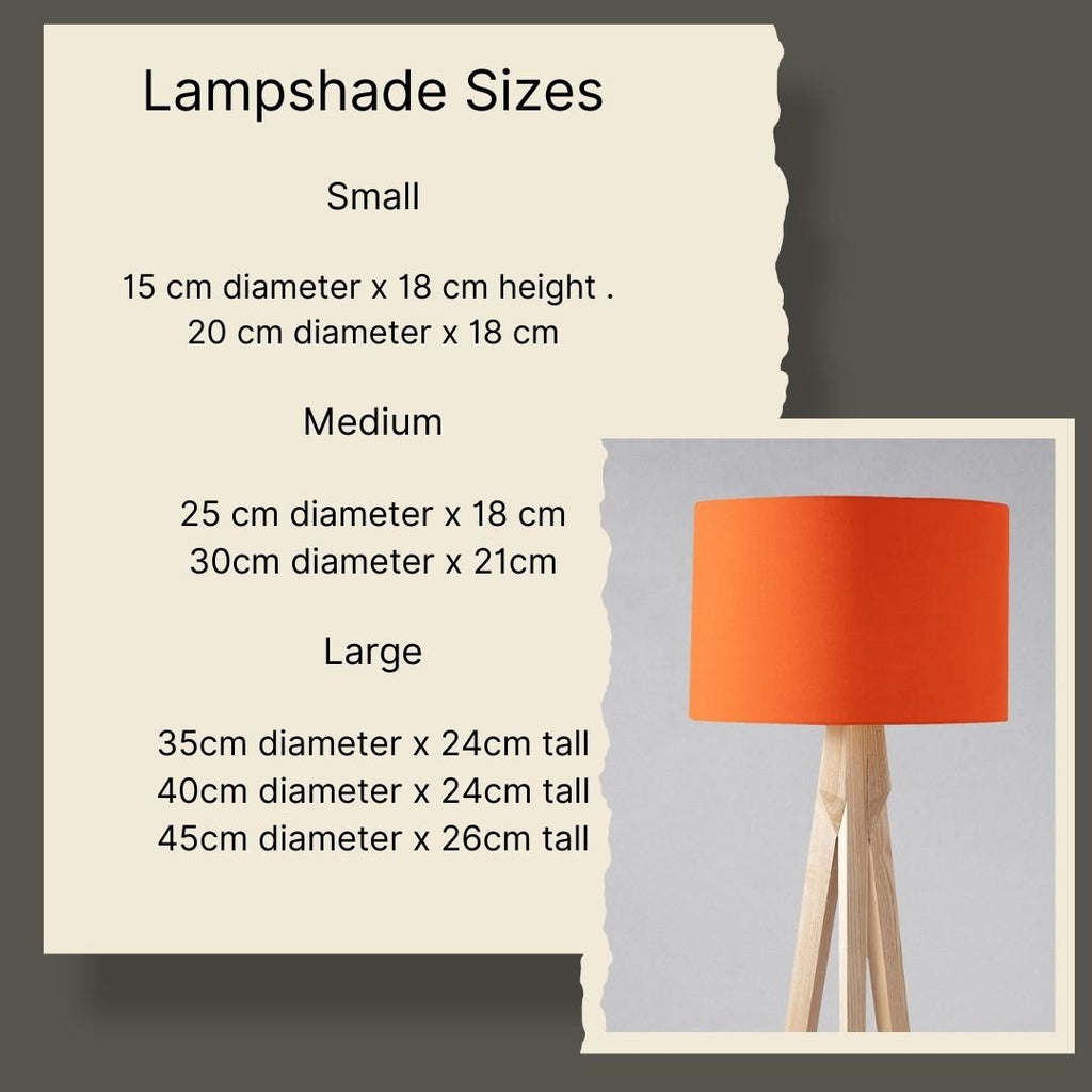 Teal Drum Lampshade, White Geometric Line Design Shade for Table, Floor or Ceiling Pendant Light