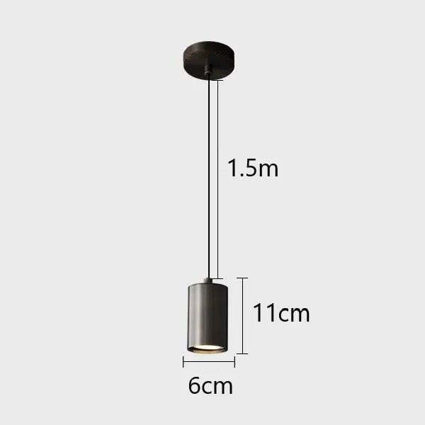 The Bright Modern Pendant LED Iron Light - MOOAZAA