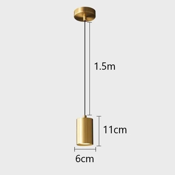 The Bright Modern Pendant LED Iron Light - MOOAZAA