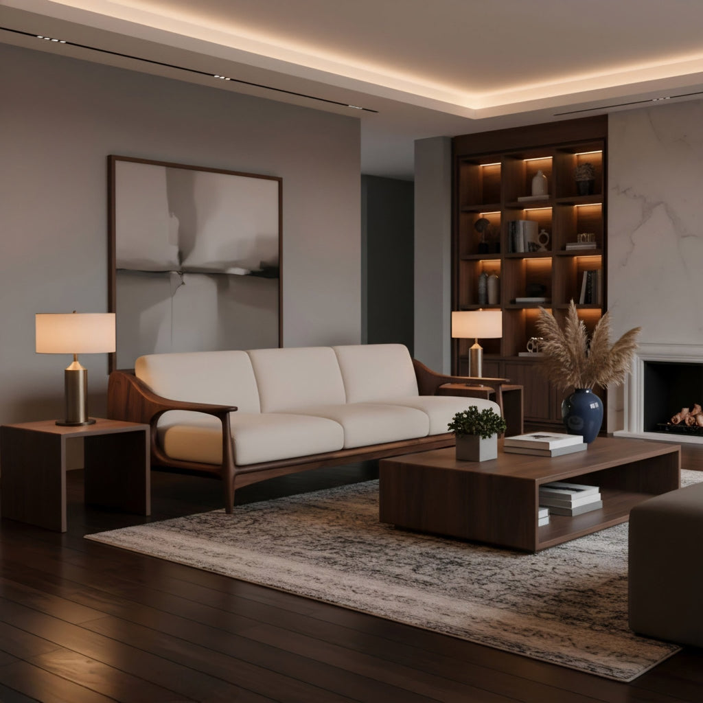 The Élan Cream Luxe Sleeper Sofa Collection - MOOAZAA