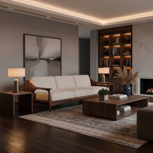The Élan Cream Luxe Sleeper Sofa Collection - MOOAZAA