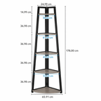 The JC Wood Bookshelf Corner Rack - MOOAZAA
