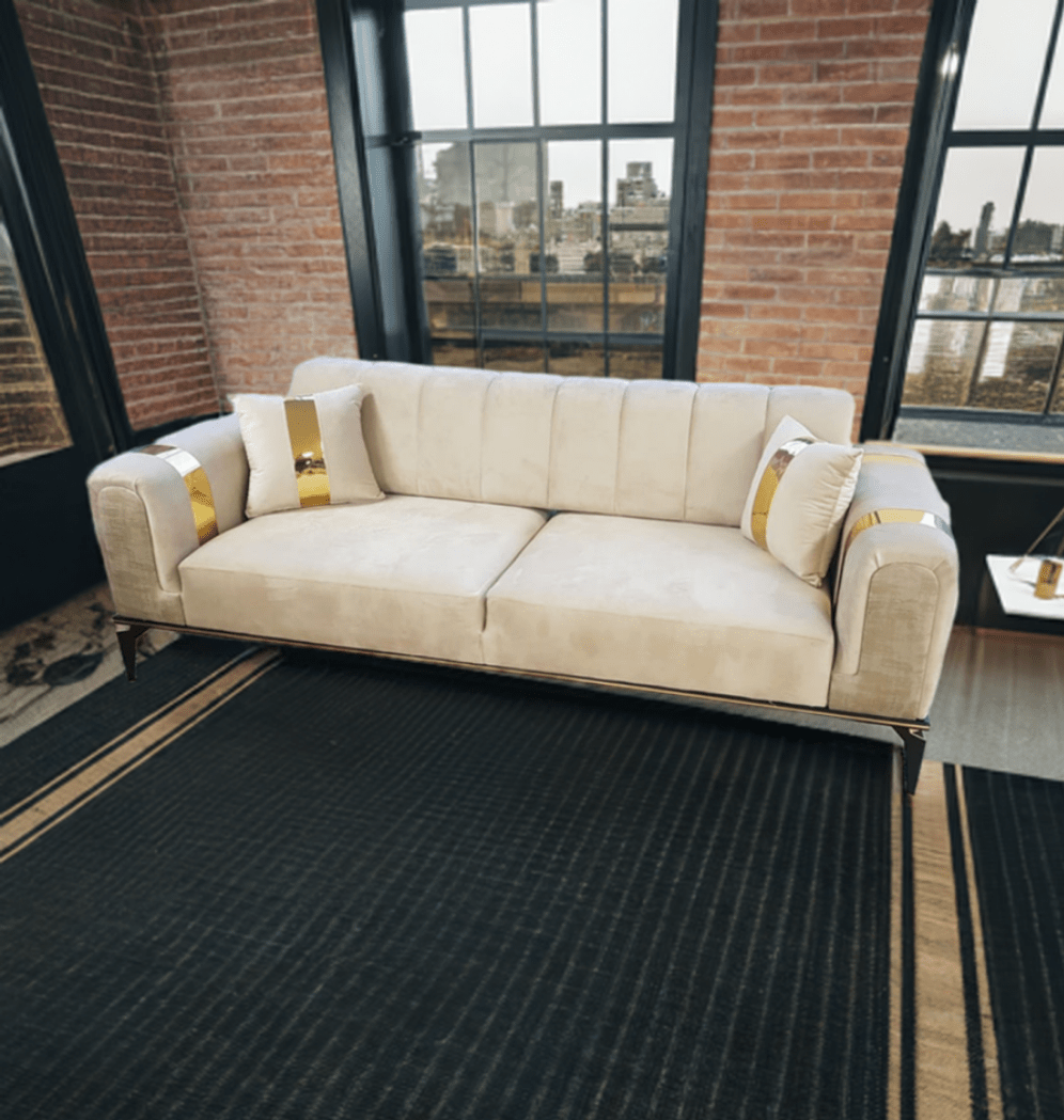 The Lyon Sofa sets in Luxury Velvets - MOOAZAA 
