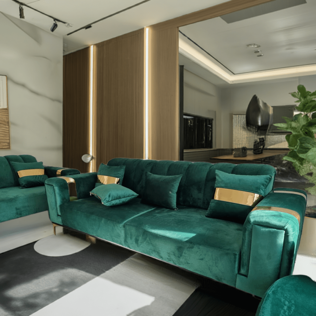 The Lyon Sofa sets in Luxury Velvets - MOOAZAA 