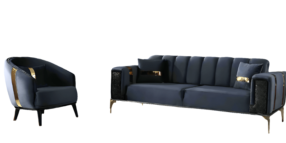 The Lyon Sofa sets in Luxury Velvets - MOOAZAA 
