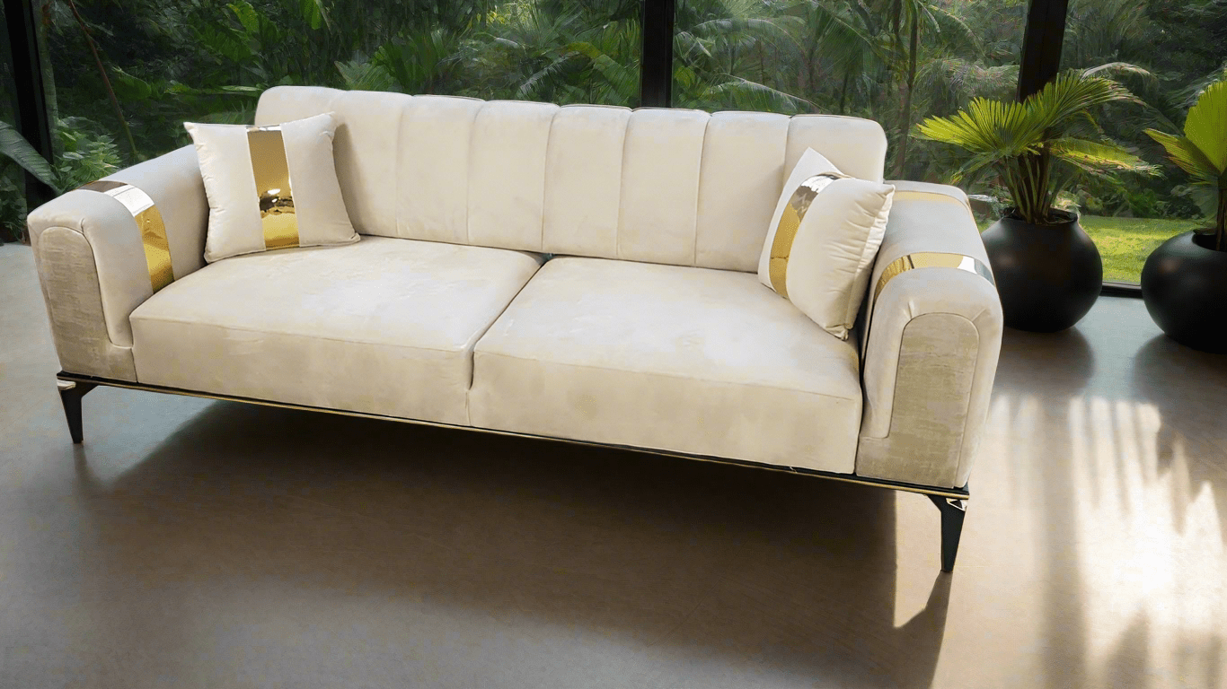 The Lyon Sofa sets in Luxury Velvets - MOOAZAA 