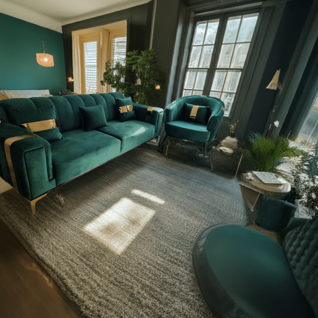 The Lyon Sofa sets in Luxury Velvets - MOOAZAA 