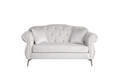 The New Chesterfield Sofa sets in Luxury Light Cream Velvet - MOOAZAA 