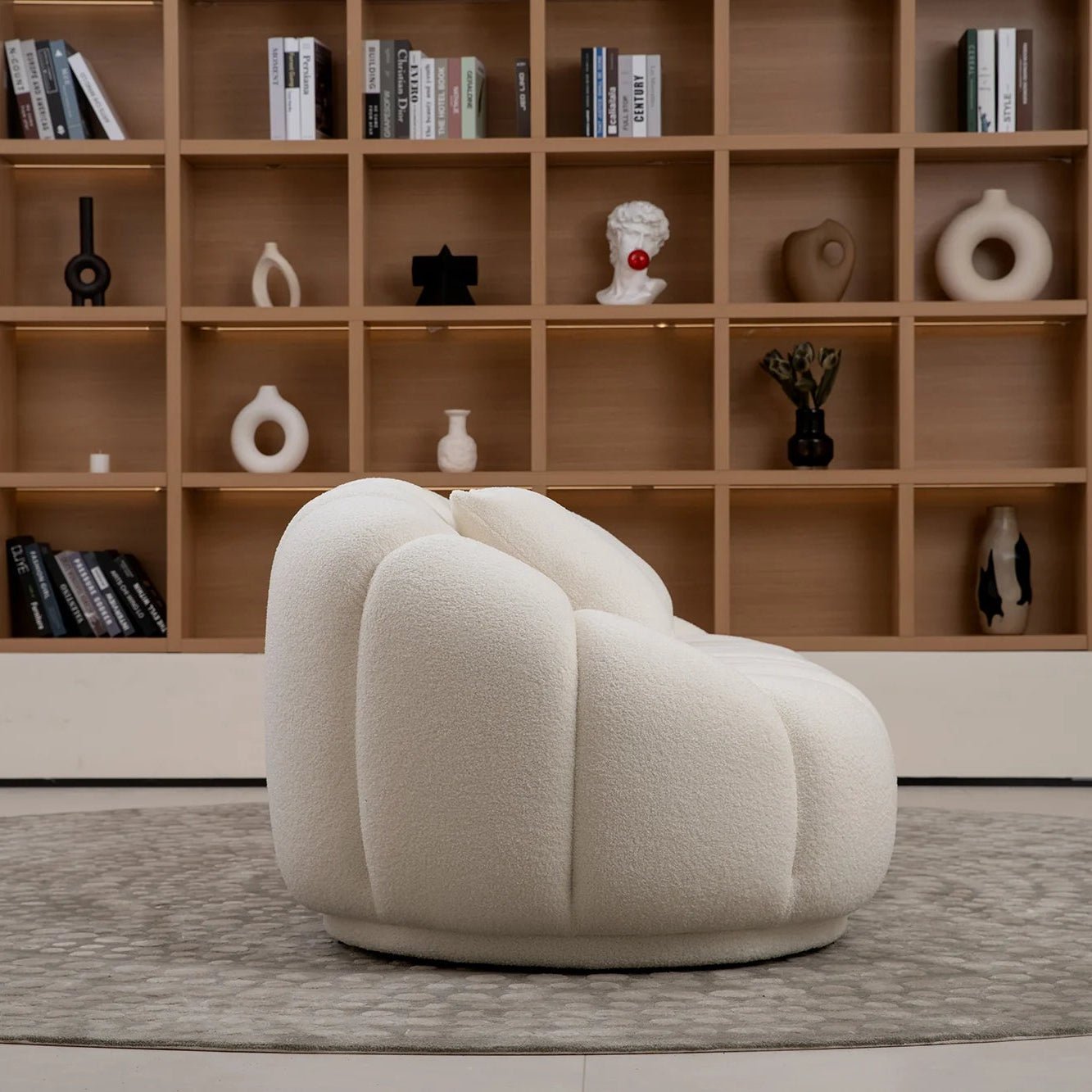 The Pumpkin Modern Three - Seater Sofa - MOOAZAA