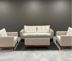 The Quartzite Garden Suite Rattan Sofas Set - MOOAZAA 
