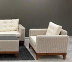 The Quartzite Garden Suite Rattan Sofas Set - MOOAZAA 