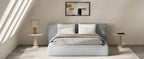 THE QUEEN Morden Fabric Upholstery Bed - MOOAZAA 