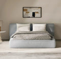 THE QUEEN Morden Fabric Upholstery Bed - MOOAZAA 