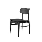 Black chair on a white background