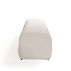 Beige armchair on a white background