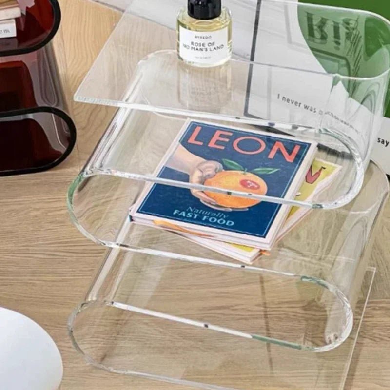 Transparent Acrylic Coffee Table, Living Room Nordic - MOOAZAA 
