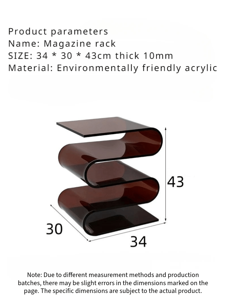 Transparent Acrylic Coffee Table, Living Room Nordic - MOOAZAA 