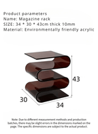 Transparent Acrylic Coffee Table, Living Room Nordic - MOOAZAA 