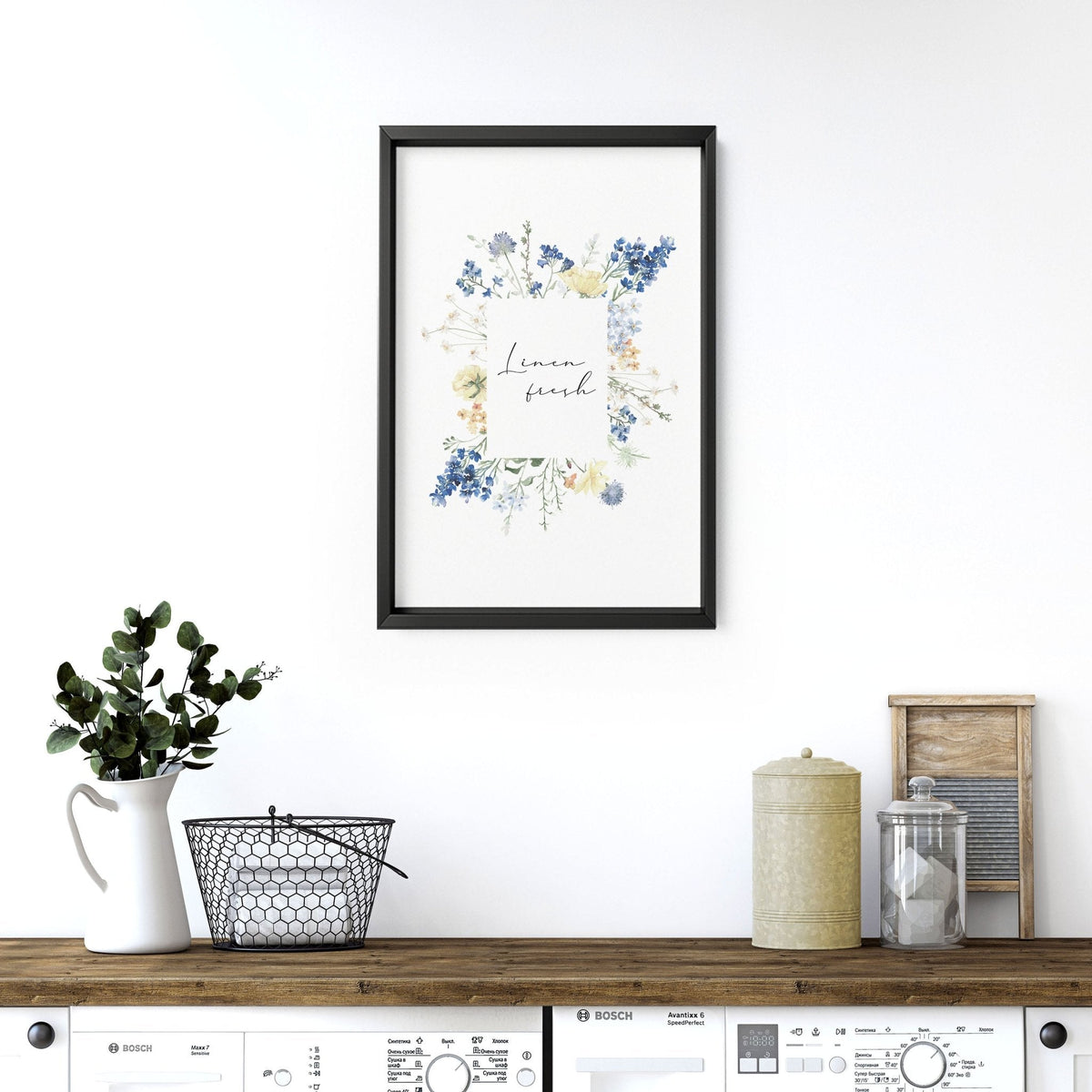 Utility Room Wall Art | Set of 3 French Country Prints