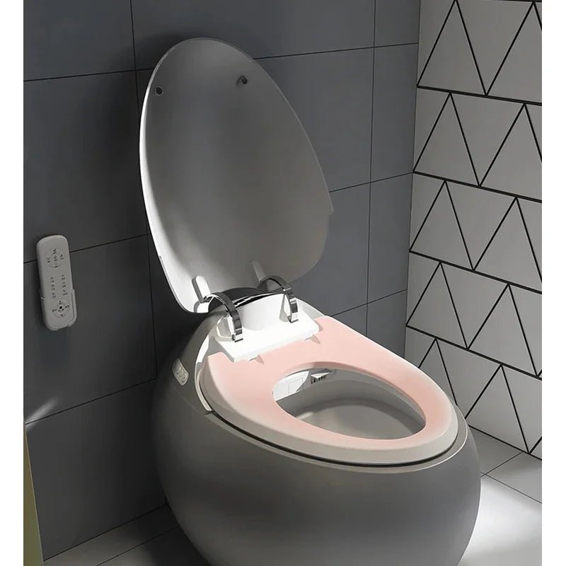 Velluto Egg-Shaped Wall-Mounted Luxury Toilet - MOOAZAA