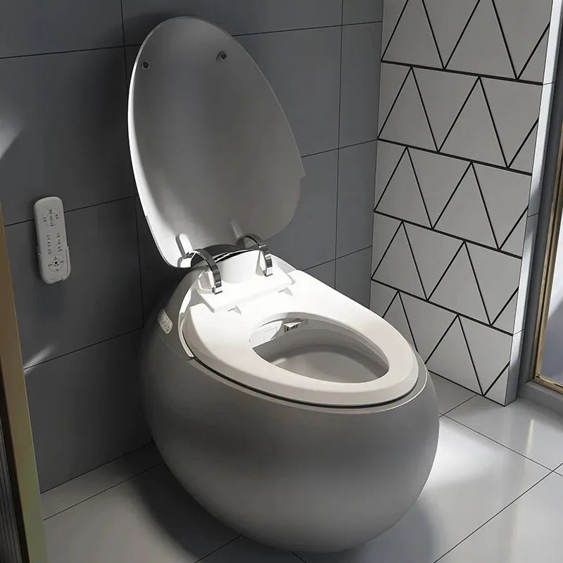 Velluto Egg-Shaped Wall-Mounted Luxury Toilet - MOOAZAA