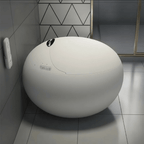 Velluto Egg-Shaped Wall-Mounted Luxury Toilet - MOOAZAA