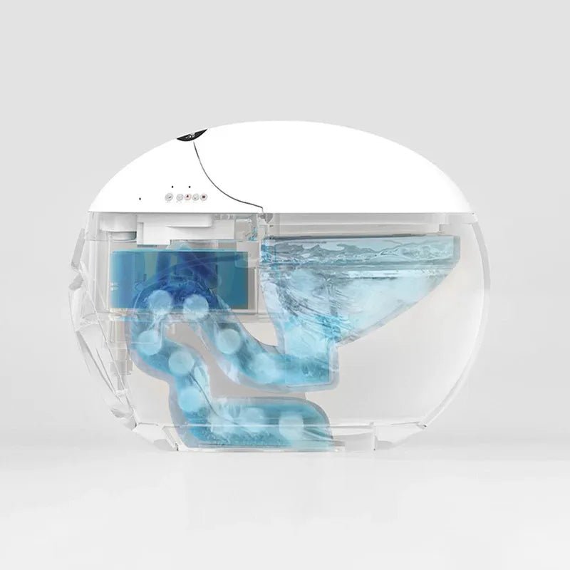 Velluto Egg-Shaped Wall-Mounted Luxury Toilet - MOOAZAA