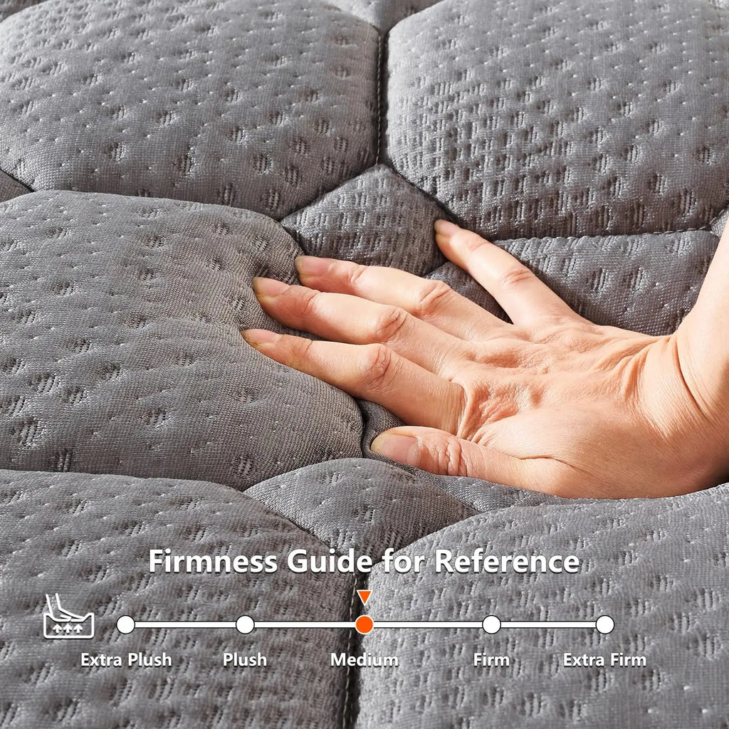 Vesgantti Hybrid Mattress, 10 Inc Mattress - MOOAZAA