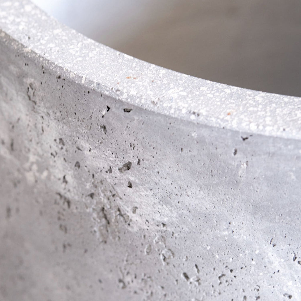 Close-up of a concrete surface with a blurred background