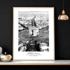 Paris Poster Vintage Set of 3 | Framed Wall Art Prints