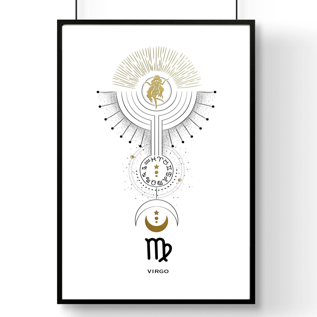 Virgo wall art print | Zodiac horoscope signs